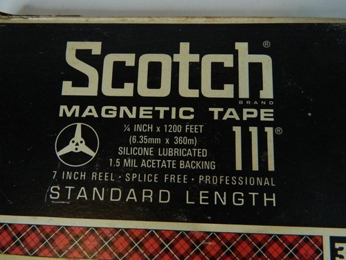 Vintage Recording Tape 7" Reel to Reel Scotch Magnetic 111 - Picture 2 of 6