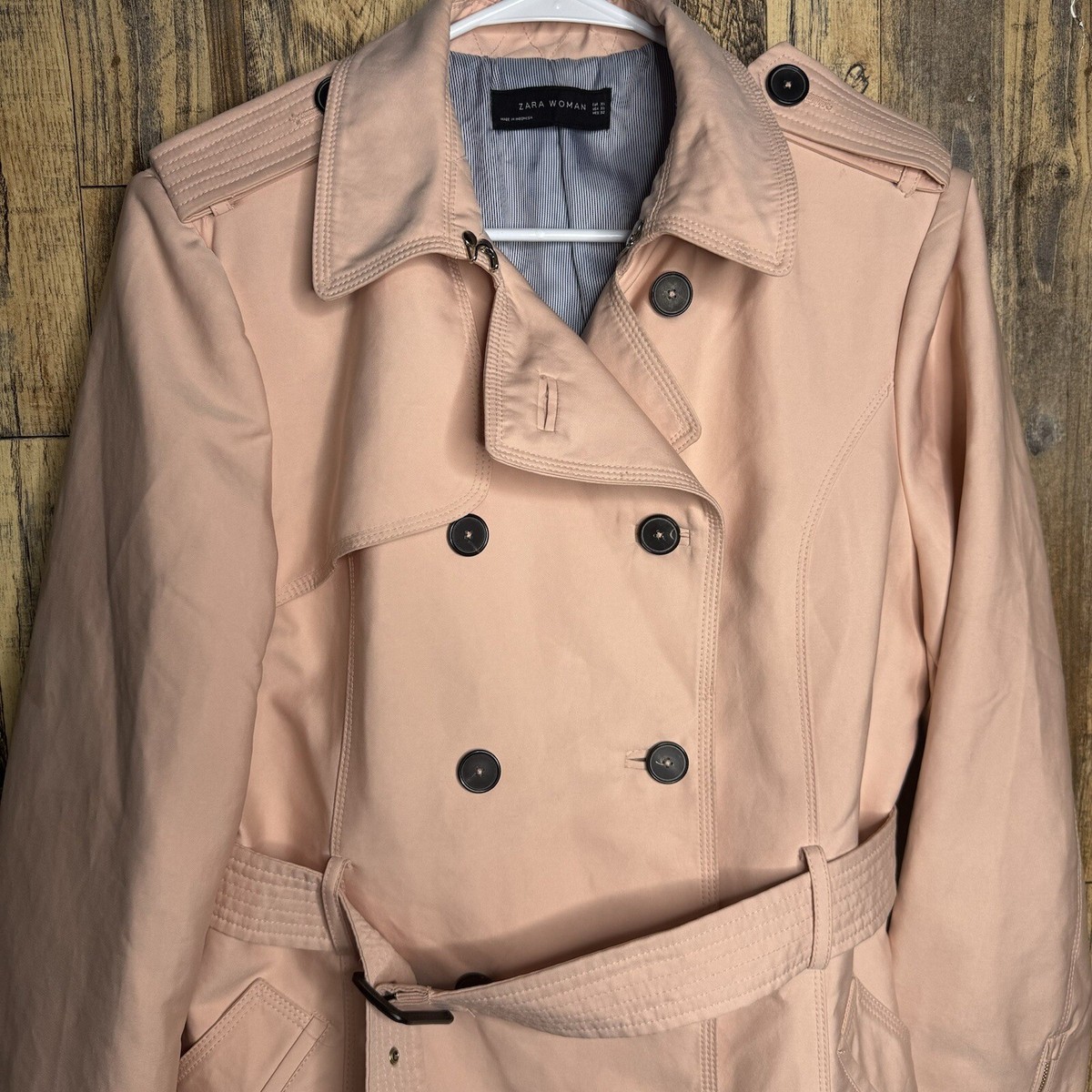 ジャケット・アウター Double Cloth Peach Trench Coat #size1 Double Cloth Peach Trench Coat #size1