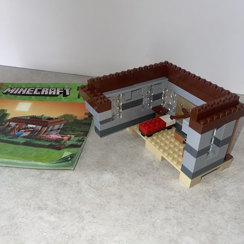 LEGO Minecraft : La Première Nuit (21115) 50% Manque Figurine Terre Arbres Maison Pièces