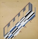 Modernist Abstract Geometric Print – Sophie Taeuber 1917 Bauhaus Art Décor