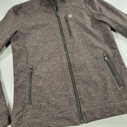 Cinch Ladies Bonded Green Gray Heather Softshell Full Zip Jacke Damen Gr. S - Bild 3 von 9