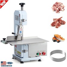 550W Electric Commercial Frozen Meat Bone Saw Butcher Band Saw Cutting Machine