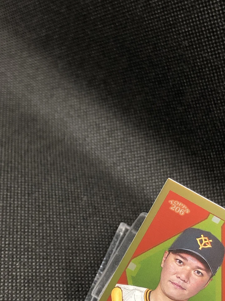 2024 Topps 206 NPB Hayato Sakamoto /8 CARP BACK MINI T205 SSP ФУТБОЛКА # МАТЧ 🎏 - Изображение 4 из 4