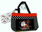 Disney Fabowlous Minnie Set of 2 Blimged Gems Pruse / Tote with Make up etc. Bag