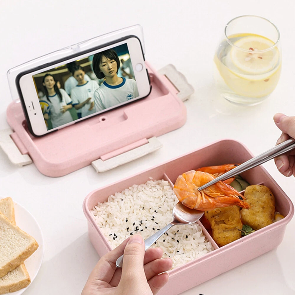 Lunch Box Leakproof Bento Box For Kids Adult Lunch Food Container Set Microwave Lunch Box Leakproof Bento Box For Kids Adult Lunch Food Container Set Microwave