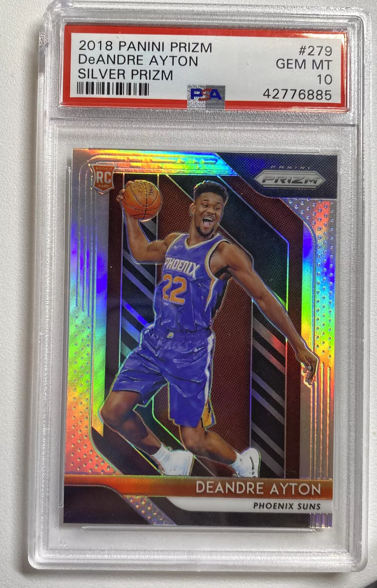 2018 Panini Prizm #279 DeAndre Ayton rookie card silver prizm PSA