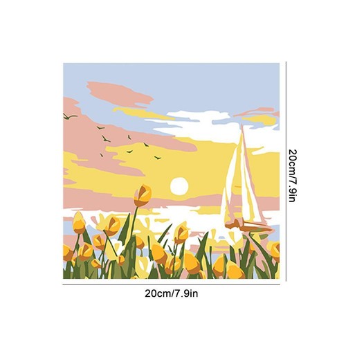 New Landscape Digital Oil Painting Digital Oil Painting DIY Hand Filled X1 S2T8 - Picture 15 of 18