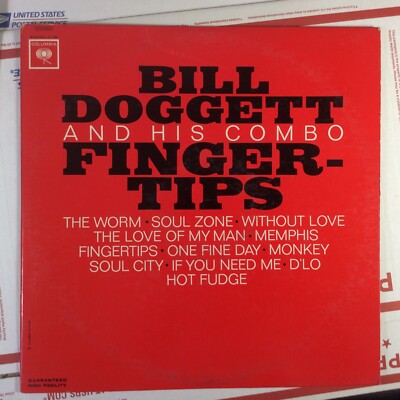Bill Doggett and His Combo Finger Tips Columbia CL 2082 LP MONO Super Clean