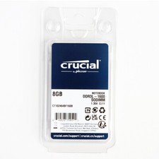 Crucial 8GB Sodimm Laptop 1600MHz DDR3L PC3-12800 Memory RAM DDR3 1x 8G GB