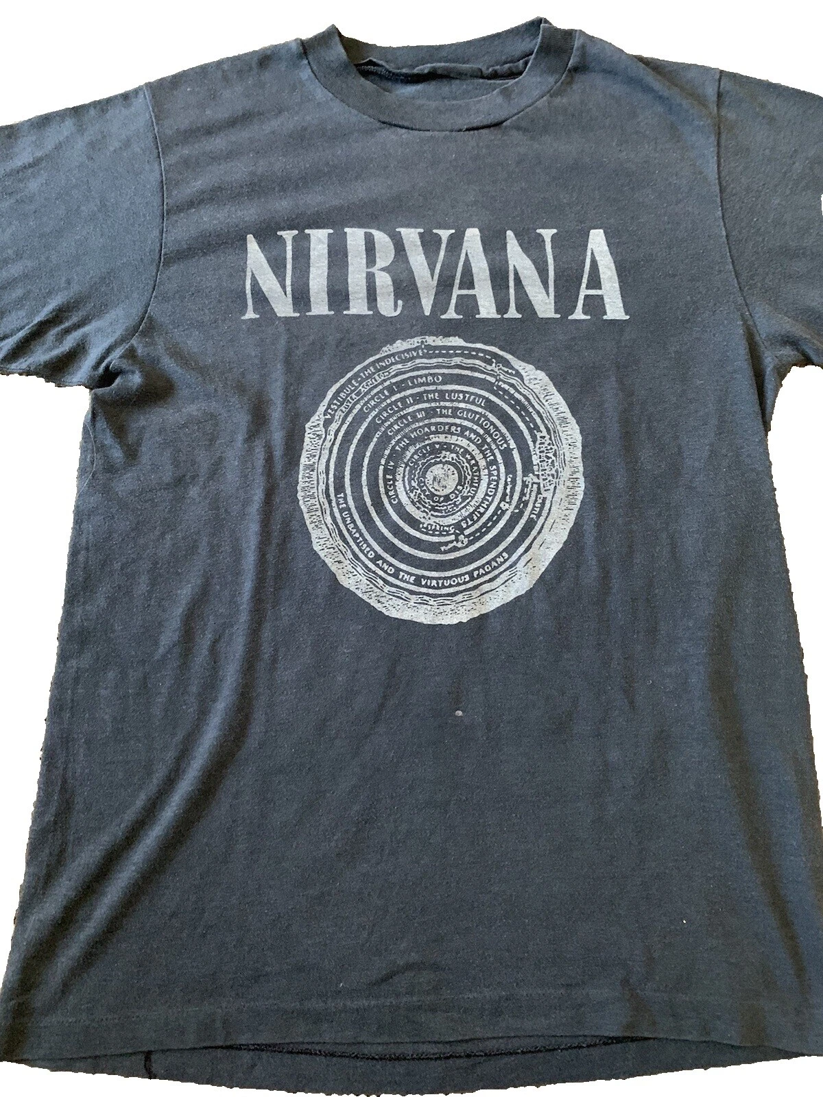 Nirvana Cotton Regular Size Vintage T-Shirts for Men