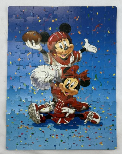 1986 Golden Disney Mickey & Minnie 100 Pc Puzzle Complete in Very Good Condition - Picture 2 of 3