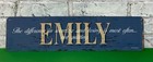 Personal Creations "Emily" Difference Between Winning & Losing 20" Long Tin Sign