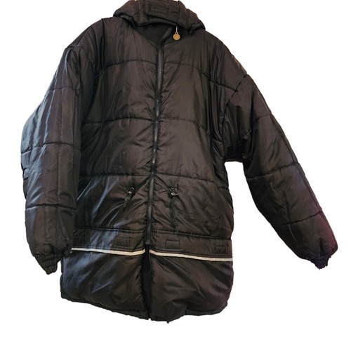 BEAR FORCE Men’s Navy Blue Reversible Hooded Winter Parka Coat Size Medium EUC - Picture 6 of 11