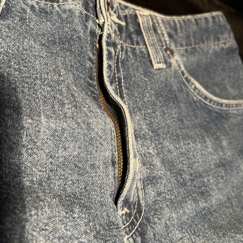 Pantalones Cortos L2 Levi's Vintage Mujer Azul Jeans Etiqueta Talla 9 tiro medio Foto 4 de 4