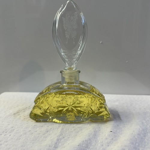 Bottiglia vintage Avon MOONWIND COLOGNE 4 FL OZ senza scatola quasi completa farfalla anni 70