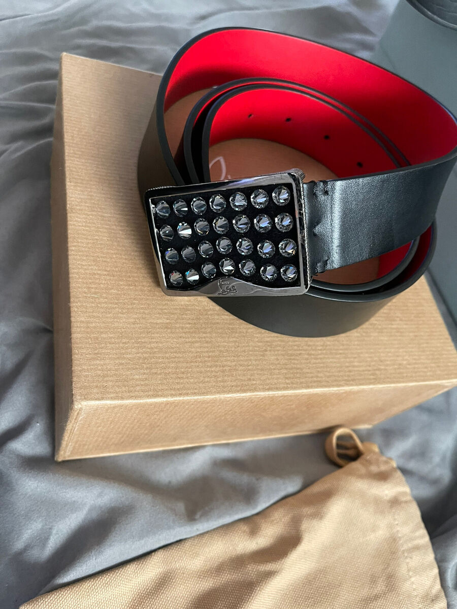 Christian Louboutin Louis Leather Belt Men's 110/44 | eBay Christian Louboutin Louis Leather Belt Men's 110/44 | eBay