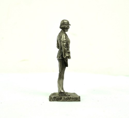 Franklin Mint Consulting Architetto Peltro Statuina Scultura Vintage American COA - Foto 5 di 9