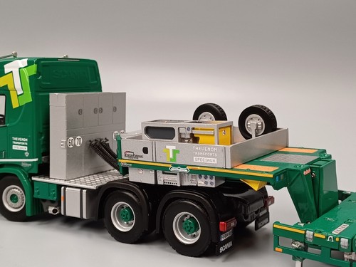 WSI - Scania R Highline CR20H 3achs mit 5achs Tieflader " Transports Spéciaux " - Bild 5 von 5