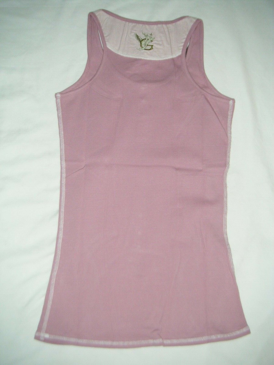 Garden Girl Womens Tank Top Sleeveless Shirt PINK (Size M