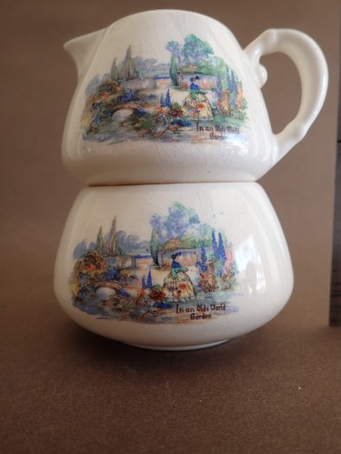 Lancaster Sandland IN AN OLD WORLD GARDEN sugar bowl & creamer - Bild 7 von 7