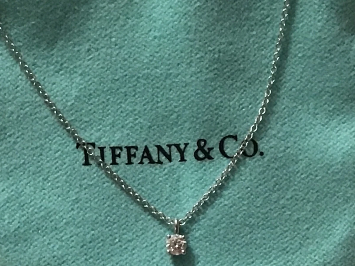 Simple diamond necklace tiffany deals