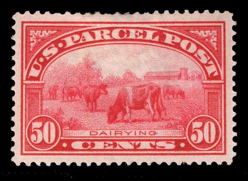 MOMEN: US STAMPS #Q10 PARCEL POST MINT OG H XF+ LOT #83052* - Picture 1 of 2