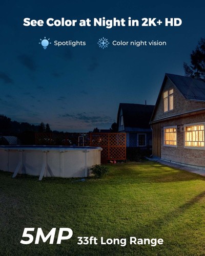 Reolink 5MP Wireless Security Camera Spotlight with Solar Panel Argus 3 Pro - Picture 2 of 13