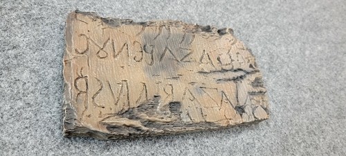 Titulus Crucis Fragment Plakette Historische Archäologie Skulptur - Bild 7 von 7