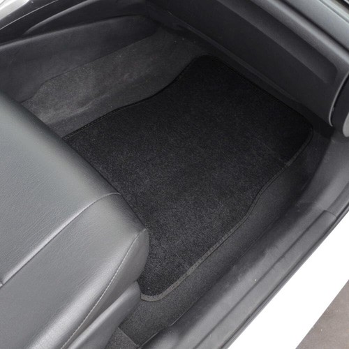 4Pcs Car Truck Floor Mats Front Rear Vinyl Heel Pad Carpet Floor Mats Universal - Picture 5 of 15