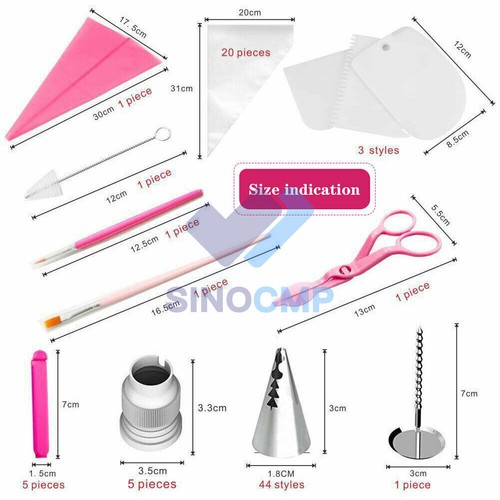 83X Cake Decorating Kit Piping Tips Set Cupcake Baking Tools DIY Decoration - Picture 4 of 11