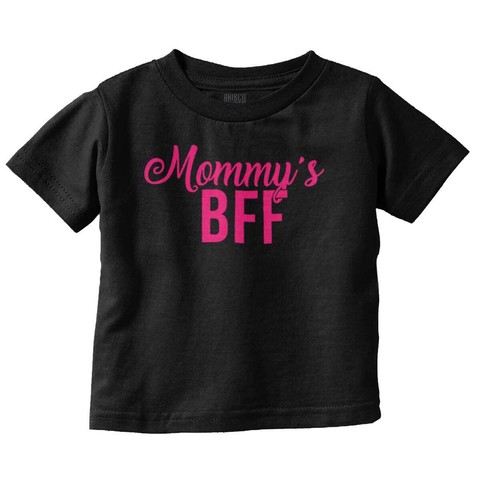Mommy BFF Cute Graphic Clothes Birthday Gift Toddler Girl Youth T Shirt For Kids - Picture 11 of 14