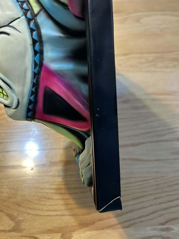 VTG 90s 3D Blacklight Illusions Jester Clown Halloween Black Light