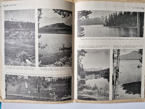 Pictorial Album Oregon * 1950s Vintage Book Photographs Sports Highway Mountains - Picture 4 of 5