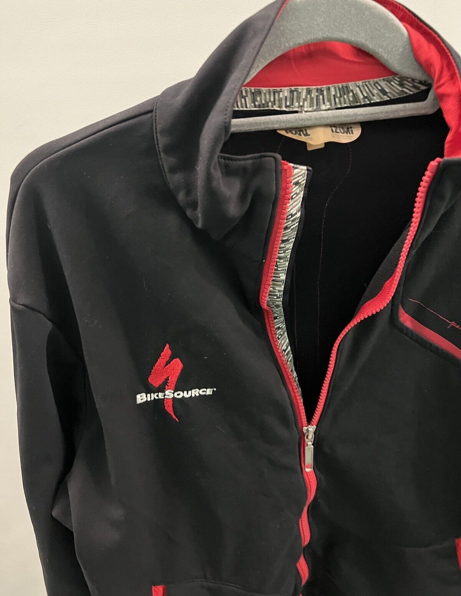 Pearl Izumi Cycling Jacket Mens M Black Full Zip Lined Pearl Izumi Cycling Jacket Mens M Black Full Zip Lined