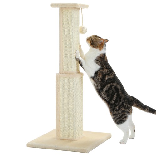 PETEPELA Cat Tree Tower Ultimate Sisal Scratching Post Toys Condo House Bed 80cm - Picture 27 of 27