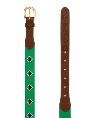 n*h様 Stussy x Denim Tears Needle Point B Denim Tears x Stussy Spade Needlepoint Belt Green/Brown