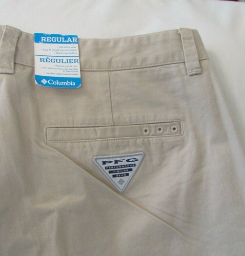 Men's "Columbia" Size 34x34, Beige, PFG-Professional Fishing Gear Dockside Pants - Picture 6 of 8