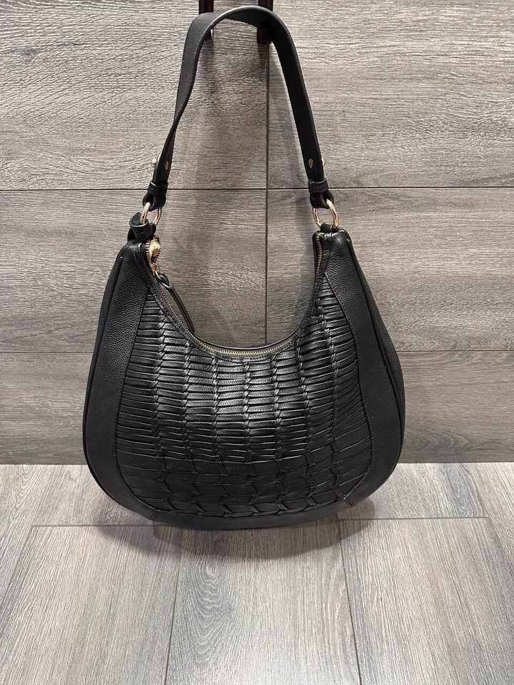 Bolso Hobo Caravana Cuero Tejido LODIS B000138 Foto 2 de 4