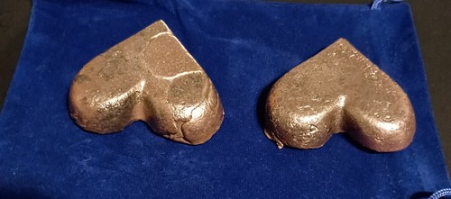 Copper Heart Paperweight/Decor Purity Of 95% Or More - Picture 3 of 14