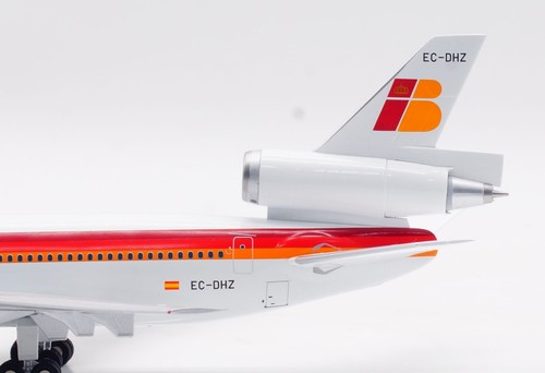 Flug 1:200 Iberia McDonnell Douglas DC-10-30 Diecast Flugzeug Modell EC-DHZ - Bild 12 von 13