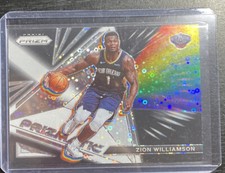 ZION WILLIAMSON Panini Prizm Fast Break DISCO PRIZMATIC #5 Pelicans 💎🔥