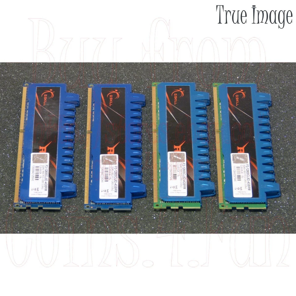 Ripjaws DDR3-1600MHz CL8-8-8 1.60V 2x2GB F3-12800CL8D-4GBRM Memory - Image 2 of 2