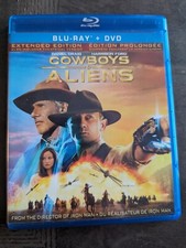 Cowboys  Aliens (Blu-ray/DVD, 2011, 2-Disc Set, Extended Edition.) Daniel Craig