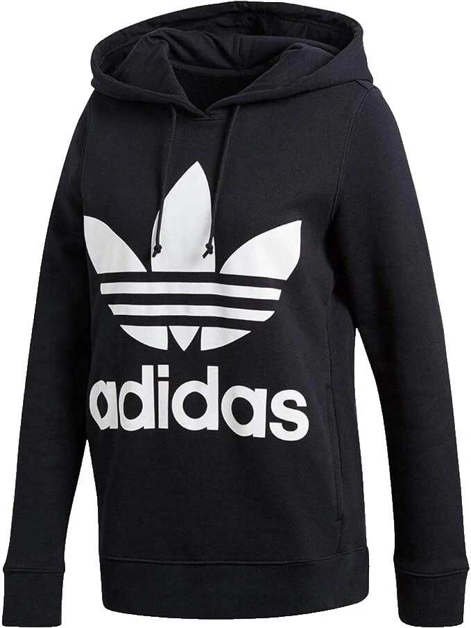 adidas Black 100% Cotton Hoodies & Sweatshirts for Women