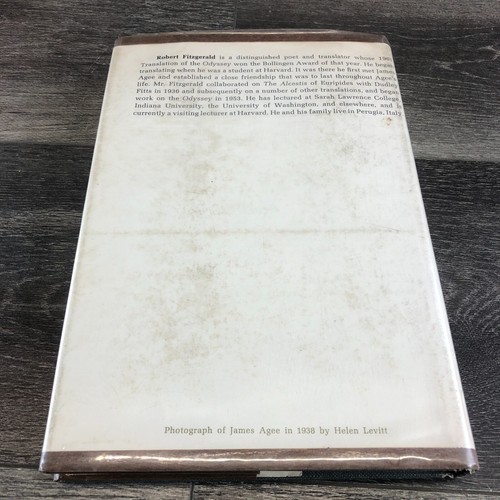 The Collected Poems of James Agee Hardcover Robert Fitzgerald First 1st Ed 1968 - Picture 11 of 11