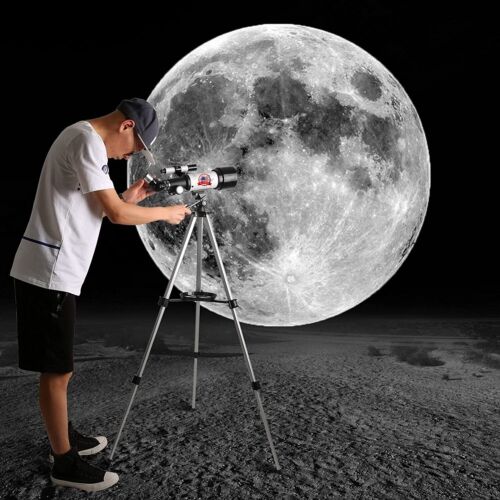 telescopio refractor astronómico con trípode para niño niña principiantes regalo - Picture 6 of 8