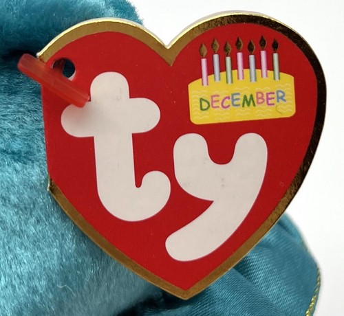 Ty Beanie Babies “December” the Birthday Turquoise Birthstone Teddy Bear - Picture 3 of 6