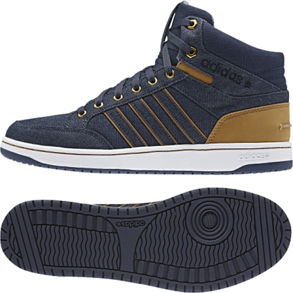 adidas neo - basketball - premium - sneaker herren mitte cut jeans blau gr 2 / 3 adidas neo - basketball - herren premium - sneaker herren - mitte cut jeans blau gr 2 / 3 f31bb3