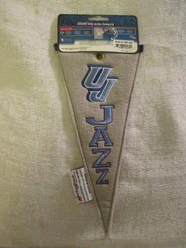 Banderín de baloncesto Winning Streak Utah Jazz NBA 2004 mezcla de lana - Imagen 3 de 3