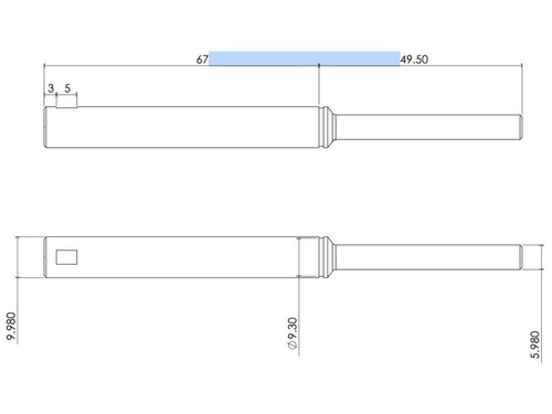 Scorpion HK-5035 Shaft Kit (6mm 48mm) : HK_5035_shaft_6 - Picture 2 of 2